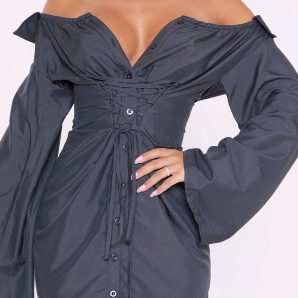 NWT!! Black XS PLT mini dress!